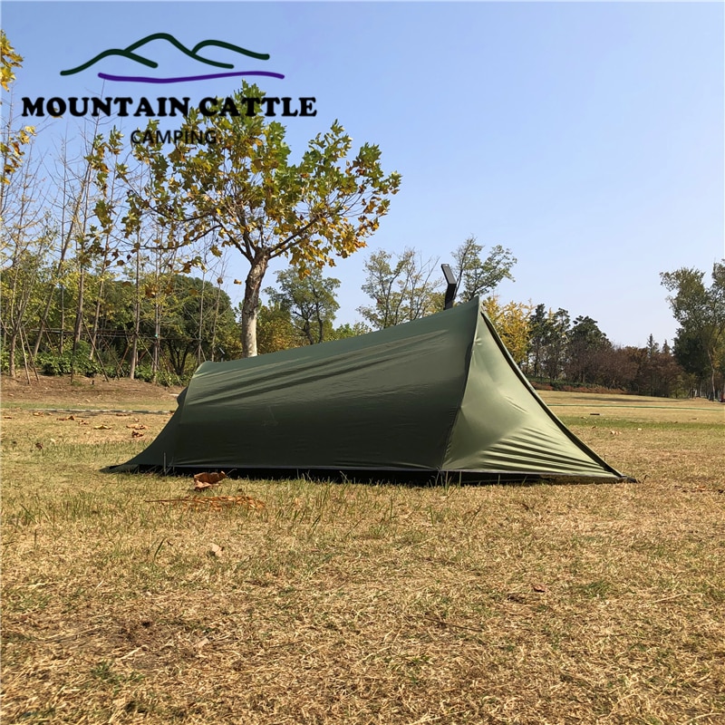 Cheap Goat Tents Outdoor 2 Person Waterproof Camping Tents Ultralight Hiking Backpacking Survival Equipment Tents 
